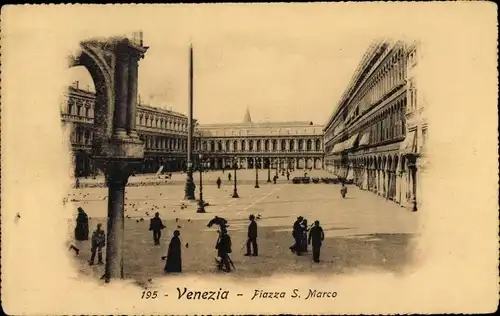 Ak Venezia Venedig Veneto, Piazza S. Marco