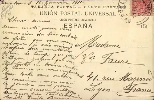 Ak Barcelona Katalonien Spanien, Miramar