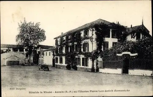 Ak Ascain Pyrénées Atlantiques, Hotel de la Rhune
