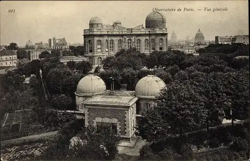 Ak Paris XIV. Arrondissement Observatoire, Observatoire de Paris, Vue generale