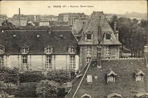 Ak Paris X. Arrondissement Entrepôt, Hopital Saint Louis