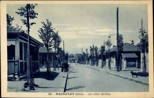 Ak Bagnolet Seine Saint Denis, Les Cites Jardins