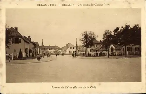 Ak Reims Marne, Foyer Remois, Avenue de l'Yser