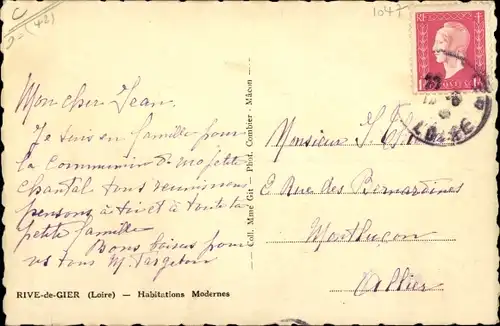 Ak Rive de Gier Loire, Habitations Modernes