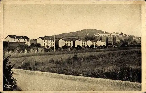 Ak Les Laumes Cote d'Or, Route d'Alise