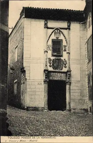 Ak Toledo Kastilien La Mancha Spanien, Posada de la Hermandad