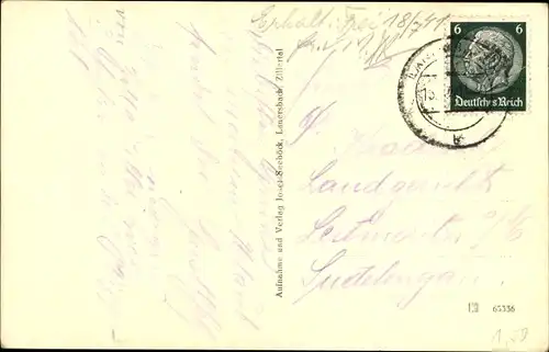 Ak Bad Hintertux Tirol, Gesamtansicht, Berge