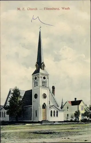 Ak Ellensburg Washington USA, M. E. Church