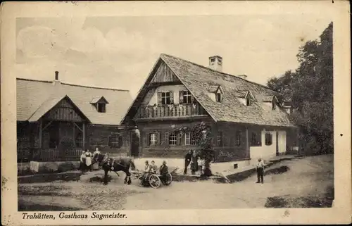 Ak Trahütten Steiermark, Gasthaus Sagmeister