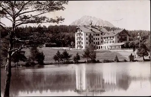 Ak Igls Innsbruck in Tirol, Gasthof Lansersee