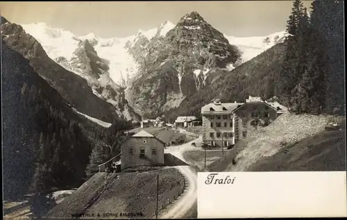 Ak Trafoi Stilfs Stelvio Südtirol, Passstraße, Gasthaus
