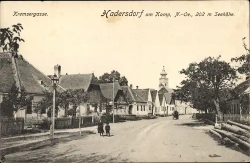 Ak Hadersdorf am Kamp Niederösterreich, Kremsergasse