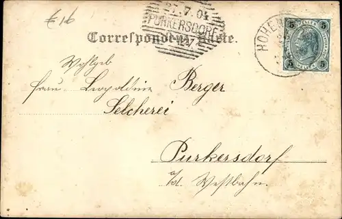 Ak Hohenberg in Niederösterreich, Panorama