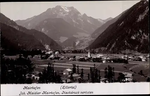 Ak Mairhofen Mayrhofen im Zillertal Tirol, Panorama