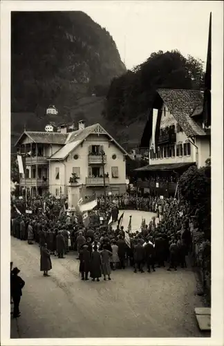 Ak Traunkirchen am Traunsee Oberösterreich, Pfingsttagung des Vereines F.D.D.I.A 1928, Abendfeier