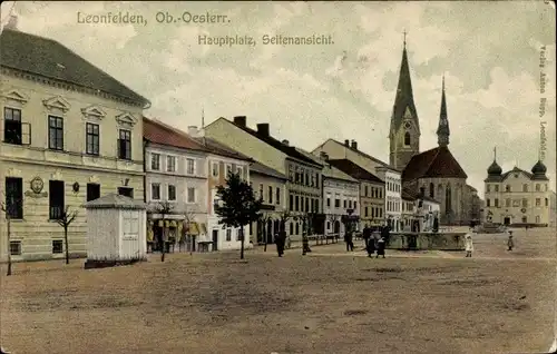 Ak Bad Leonfelden Oberösterreich, Hauptplatz