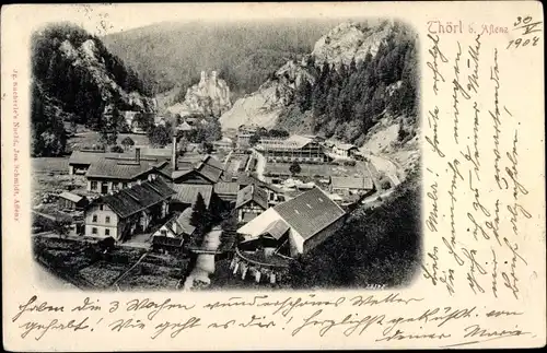 Ak Thörl Obersteiermark, Gesamtansicht