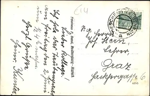 Foto Ak Tieschen Streiermark, Volksschule 1932