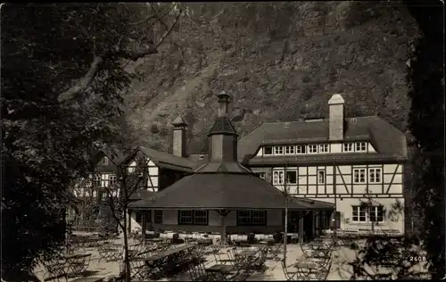 Ak Falkenstein Ludwigsstadt in Oberfranken, Bayer. Brauerei und Gaststätten