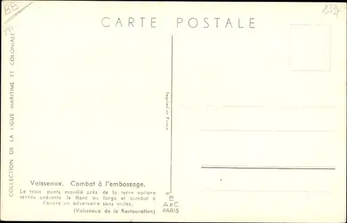 Künstler Ak Haffner, Vaisseaux, Combat à l'embossage, Kanonenboote