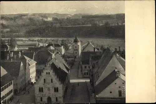 Ak Schongau in Oberbayern, Blick vom Turm der Pfarrkirche