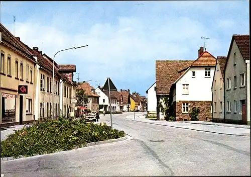 Ak Boffzen an der Oberweser, Straßenpartie