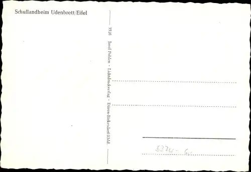 Ak Udenbreth Hellenthal in der Eifel, Ortsansichten, Gasthaus, Wald, Hirsch, Reh