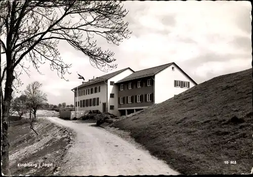 Ak Kirchberg an der Jagst, Ortspartie, Häuser, Straße