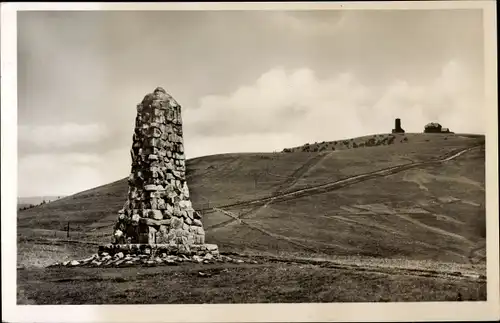 Ak Feldberg im Schwarzwald, Bismarckdenkmal, Feldbergturm