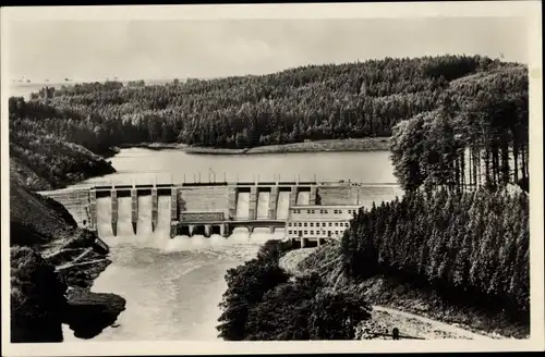 Ak Kriebstein Mittelsachsen, Zschopau Talsperre