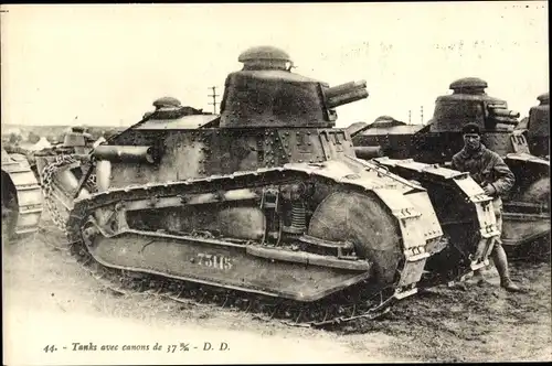 Ak Char, Französische Panzer, 73115