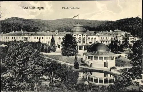 Ak Bad Wildungen in Nordhessen, Fürstliches Badehotel