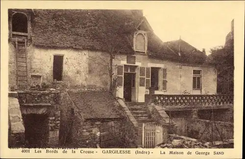 Ak Gargilesse Indre, La Maison de George Sand