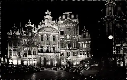 Ak Bruxelles Brüssel, Un Coin de la Grande Place