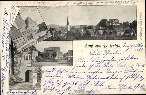 Ak Henfenfeld in Mittelfranken, Ortsansichten