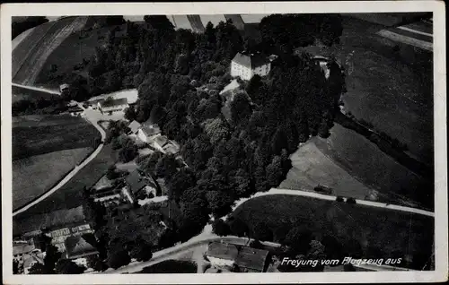 Ak Freyung im Bayerischen Wald, Blick auf den Ort, Fliegeraufnahme
