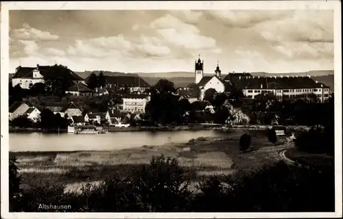 Ak Altshausen in Oberschwaben Württemberg, Blick auf den Ort