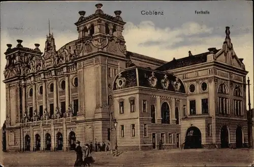 Ak Koblenz am Rhein, Festhalle