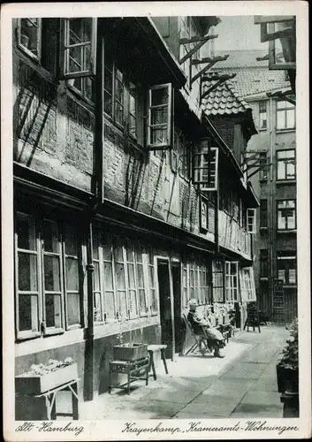 Ak Hamburg Mitte, Krayenkamp, Krameramts-Wohnungen