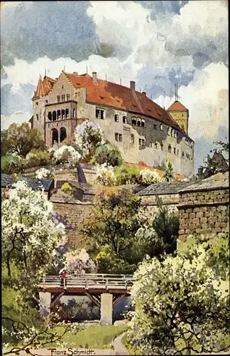 Künstler Ak Schmidt, F., Nürnberg in Mittelfranken, Burg