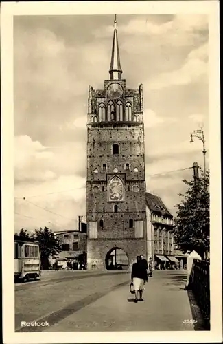 Ak Hansestadt Rostock, Das Kröpeliner Tor