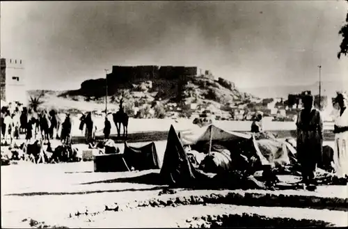 Ak Du Tchad a Tunis, Campagne du Fezzan, R'At, emplacements de Combat
