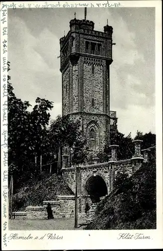 Ak Hameln an der Weser Niedersachsen, Klüt Turm