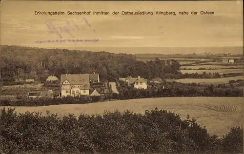 Ak Klingberg Scharbeutz in Ostholstein, Erholungsheim Sachsenhof