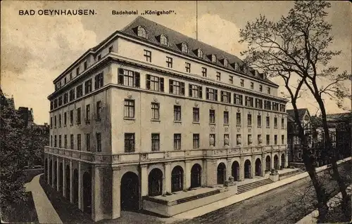 Ak Bad Oeynhausen in Westfalen, Badehotel Königshof