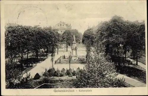 Ak Gelsenkirchen im Ruhrgebiet, Kaiserplatz