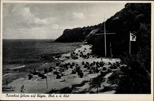 Ak Ostseebad Göhren auf Rügen, Strandleben, Hövt
