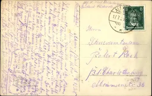 Foto Ak Alexisbad Harzgerode am Harz, Teilansicht