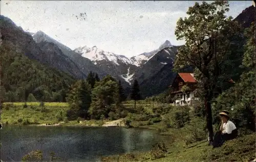 Ak Oberstdorf im Oberallgäu, Christlessee