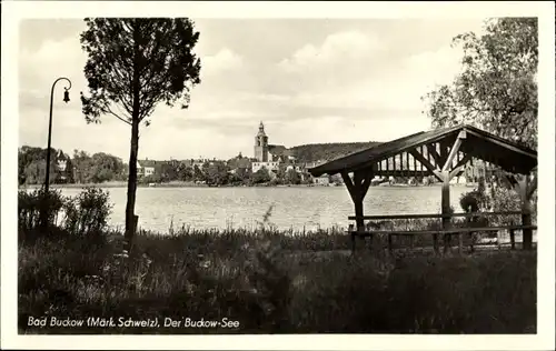 Ak Buckow in der Märkischen Schweiz, der Buckow-See